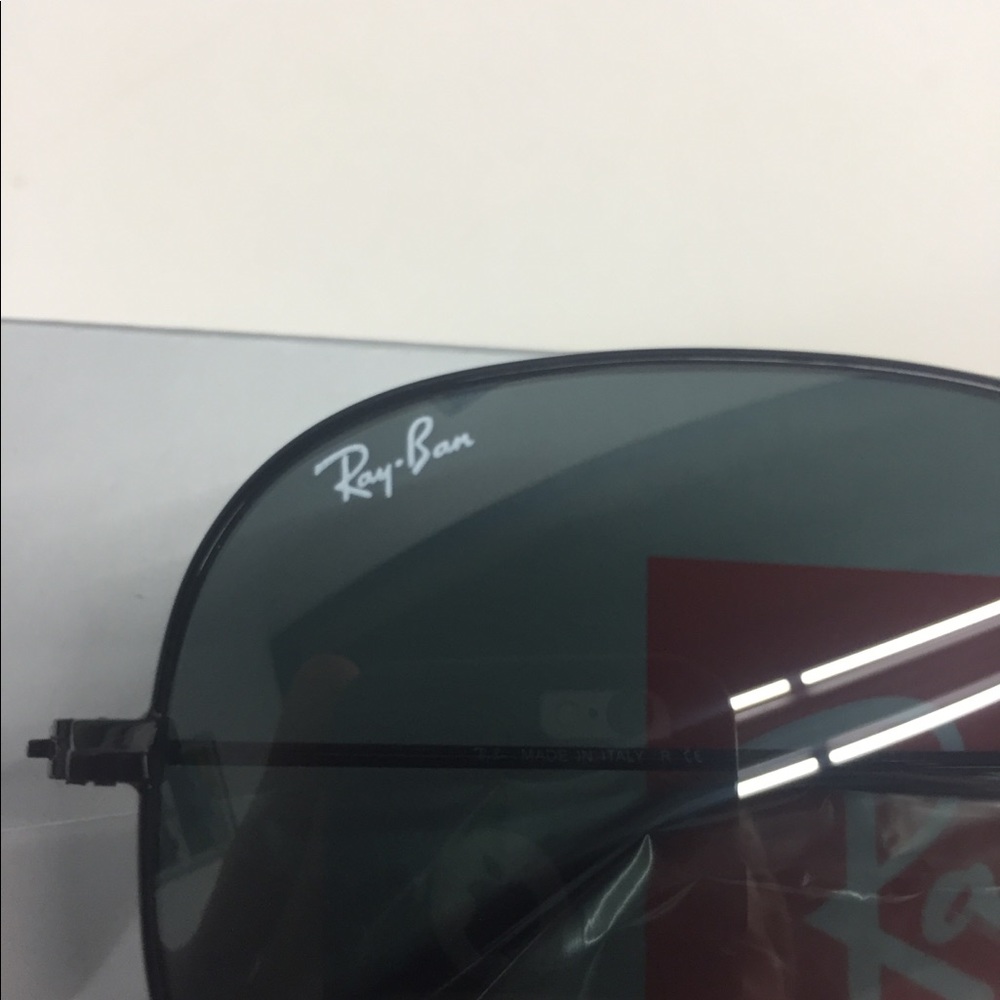 SALE🚨 Ray-Ban Aviators Black Sunglasses RB3025 😎 - Picture 2 of 7